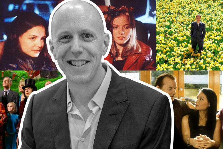John August and some of his movies: Go, Big Fish, Charlie’s Angels, and Charlie and the Chocolate Factory.
